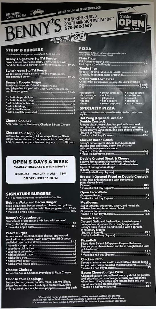Benny's of Clarks Summit